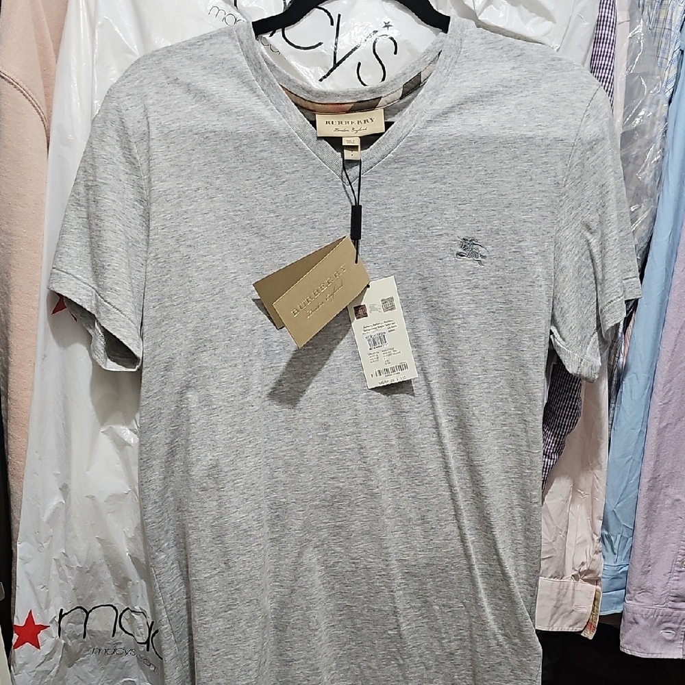 Burberry Gray Men's Shirt